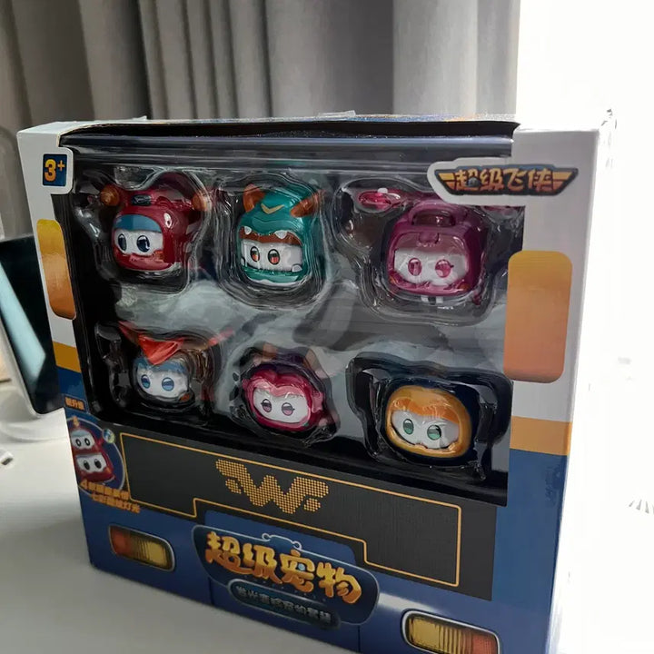 [BUNJANG] Super Wings Super Pet 6-Figure Set / 출동 슈퍼윙스 슈퍼펫 6종 세트