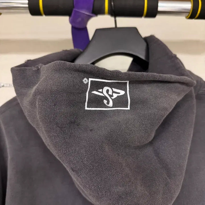 [BUNJANG] Saint Michael Hoody Gray XL / 세인트미카엘 smx 후드티 그레이 xl
