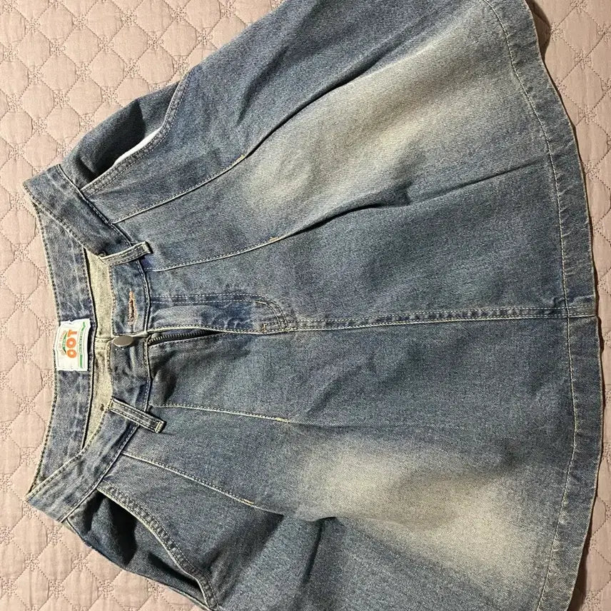 [BUNJANG] Washing Denim Skirt / 워싱 데님 스커트