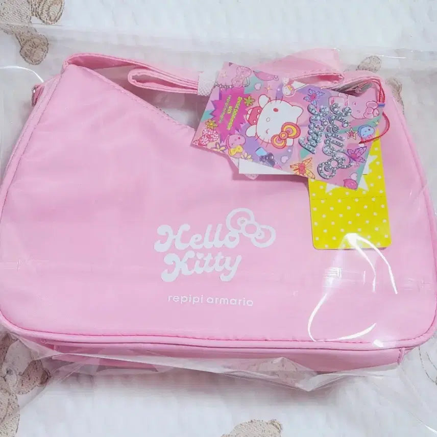 [BUNJANG] Sanrio Repipi Armario Hello Kitty Pink Mini Shoulder Bag / 산리오 레피피 아리마리오 헬로키티 핑크 미니 숄더백 팝니다.