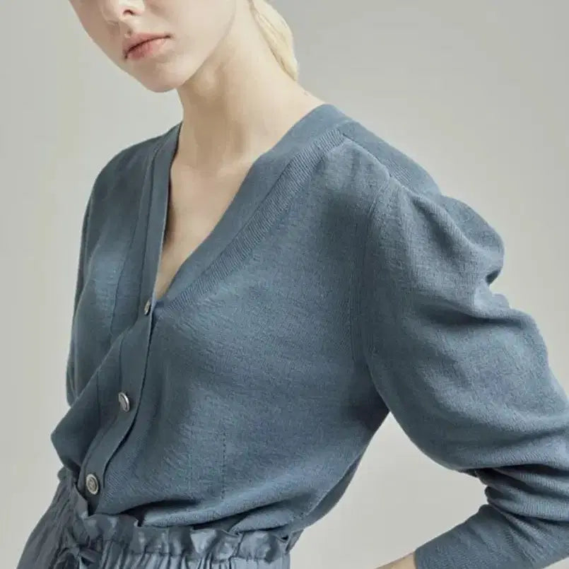 [BUNJANG] Objets 21 Knit Satin Texture Block Jumpsuit / 오브제21 니트 새틴 텍스쳐블록 점프수트