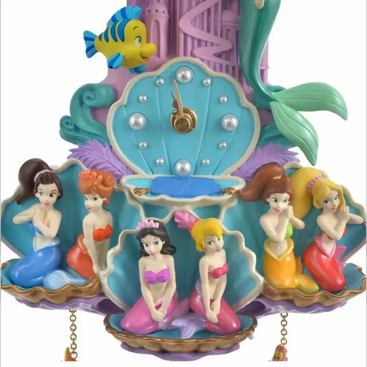 [BUNJANG] Disney The Little Mermaid 35th Anniversary Wall Clock / 디즈니 스토어 인어공주 35주년 기념 벽시계