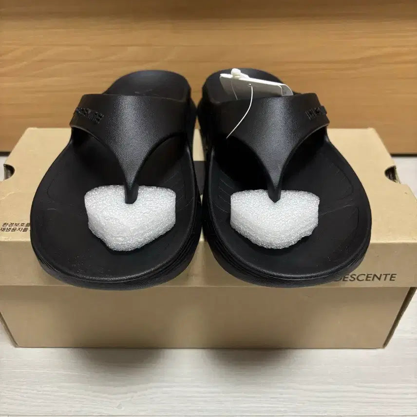 [BUNJANG] Descente Flip-Flops Black 280mm / 새상품) 데상트 쪼리 블랙 280
