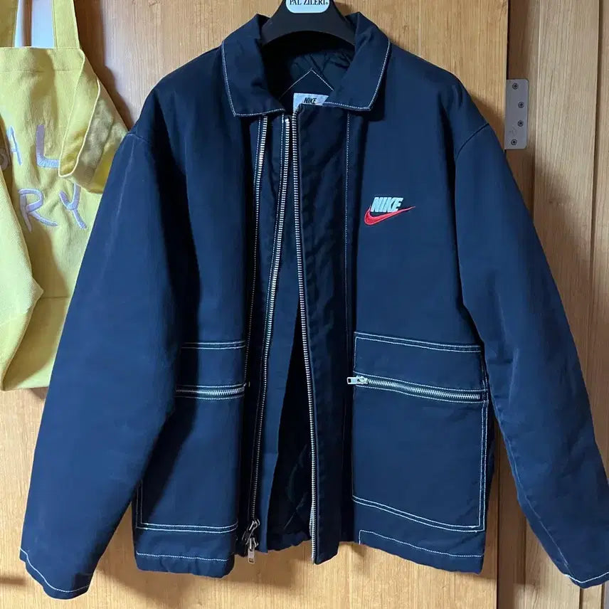 [BUNJANG] Supreme Nike 18FW Work Jacket Black M / 슈프림 나이키 18fw 워크자켓 블랙 m