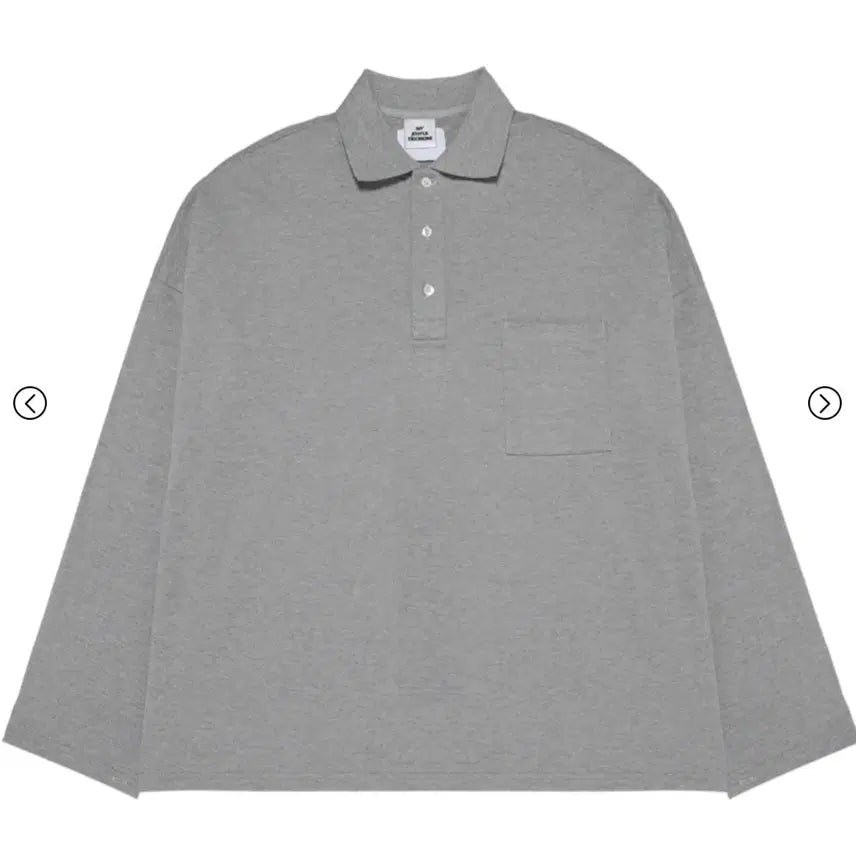 [SOLD OUT] [새상품] 카미엔 x 엠제이디 오버사이즈 폴로 그레이