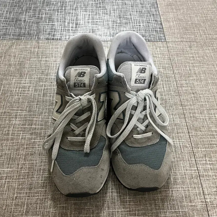 [BUNJANG] New Balance 574 Sneakers - Grey, Size 300 / 뉴발란스 574 그레이 스니커즈