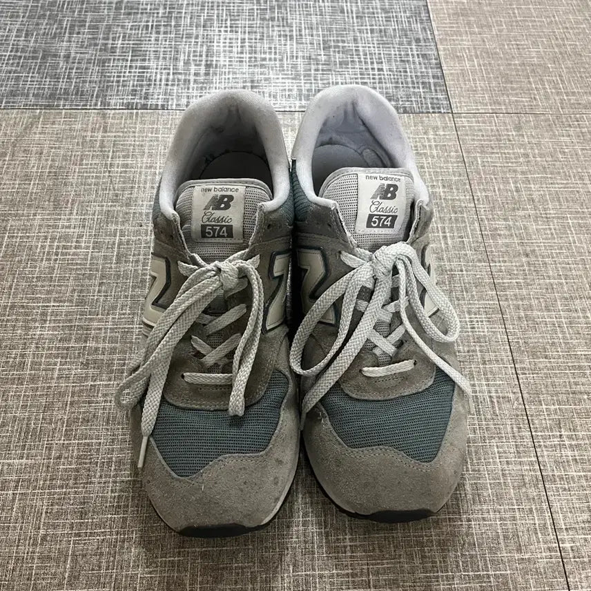 [BUNJANG] New Balance 574 Sneakers - Grey, Size 300 / 뉴발란스 574 그레이 스니커즈