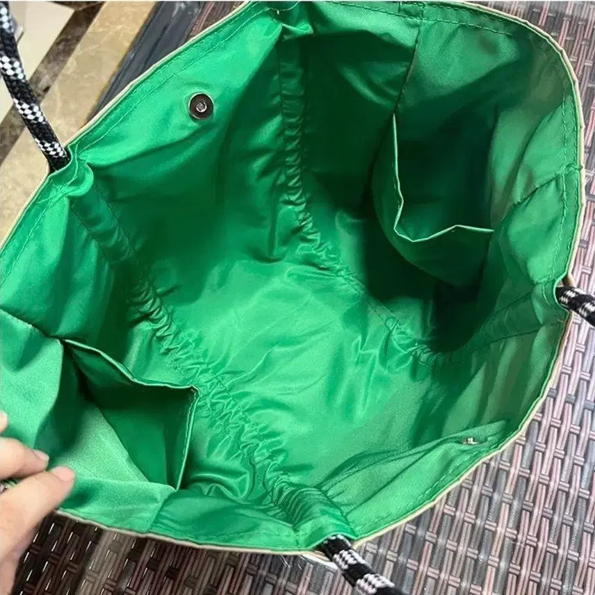 [SOLD OUT] AODABAG 토트백 블랙 핑크 핸들(새상품)