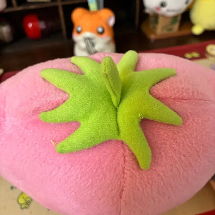 [BUNJANG] Mikangbowya Strawberry Medium Plush Doll / 미캉보우야 딸기 중형 인형