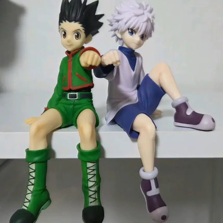 [BUNJANG] Hunter x Hunter Gon Freecss &amp; Killua Zoldyck Noodles Stopper Figure Set / 헌터헌터 곤 키르아 누들스토퍼 피규어