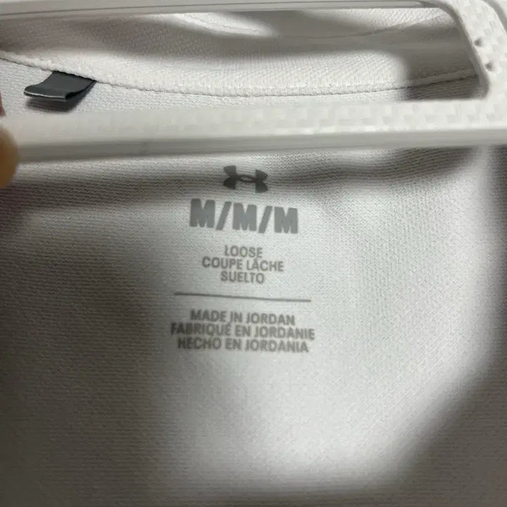 [BUNJANG] Under Armour White Polo Shirt M / 언더아머 화이트 폴로 반팔 M