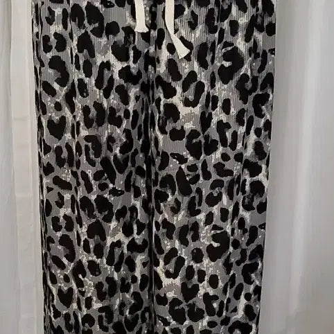 [BUNJANG] Leopard Wide Leg Pants / 러오파드 통바지