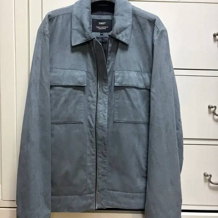 [BUNJANG] TNGT Suede Blouson Jacket / TNGT 스웨이드 블루종 자켓