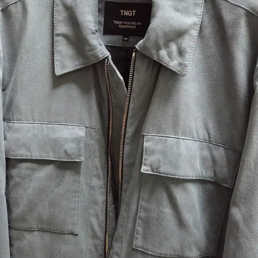[BUNJANG] TNGT Suede Blouson Jacket / TNGT 스웨이드 블루종 자켓