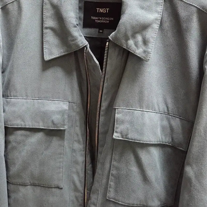 [BUNJANG] TNGT Suede Blouson Jacket / TNGT 스웨이드 블루종 자켓