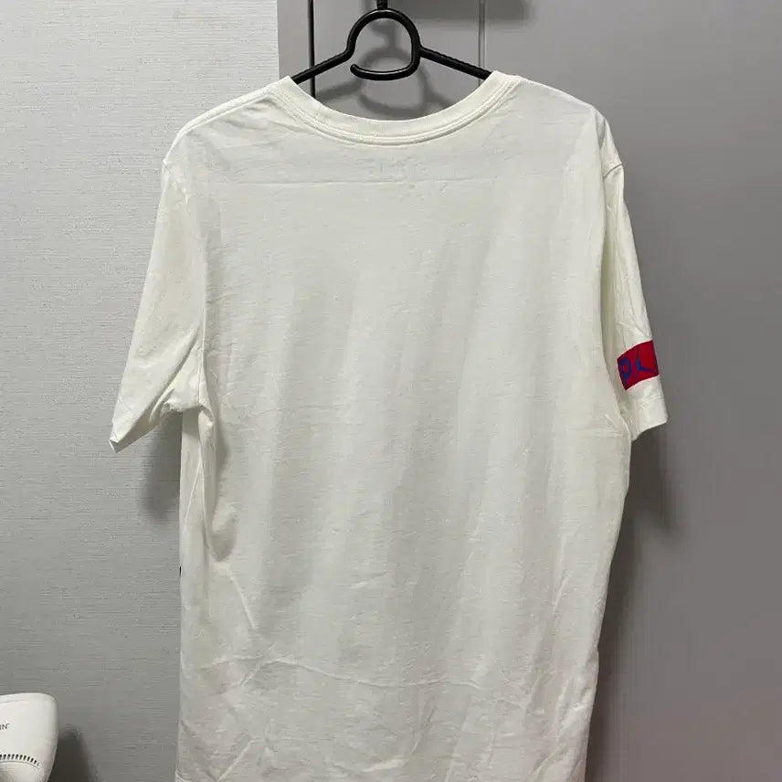 [BUNJANG] Jordan Paris Saint-Germain Short Sleeve T-Shirt White L / 조던 파리생제르망 반팔 티셔츠 화이트 L