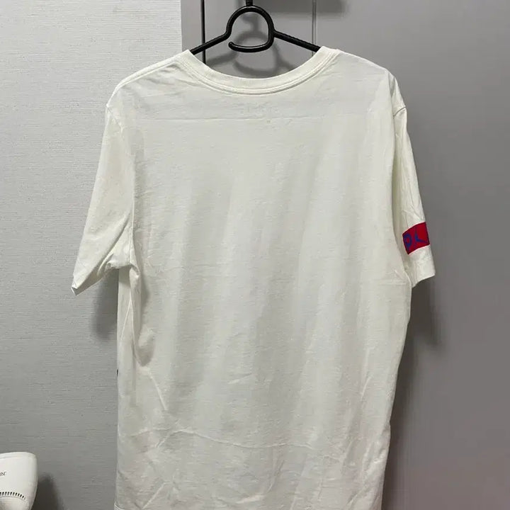 [BUNJANG] Jordan Paris Saint-Germain Short Sleeve T-Shirt White L / 조던 파리생제르망 반팔 티셔츠 화이트 L