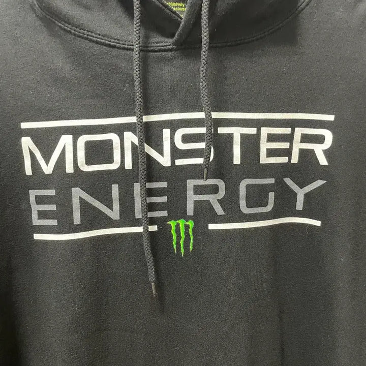 [BUNJANG] Monster Energy Black Fleece Hoodie Medium / 몬스터 에너지 블랙 기모 후드티 M