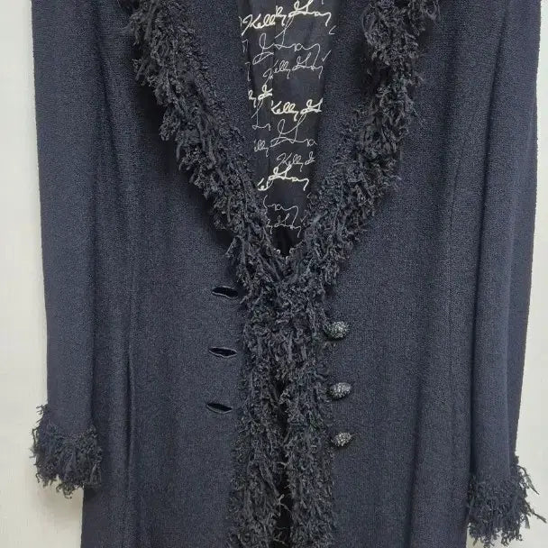 [BUNJANG] St. John Couture Wool Blend Long Jacket / 센죤 꾸뛰르 st.john 자켓 센존