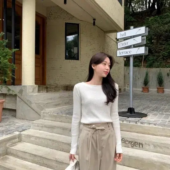 [BUNJANG] 르플레인 리본 베이지 슬랙스 S /온드민릴리코츠자라베르니마켓온트리즈더바넷 / 르플레인 리본 베이지 슬랙스 S /온드민릴리코츠자라베르니마켓온트리즈더바넷