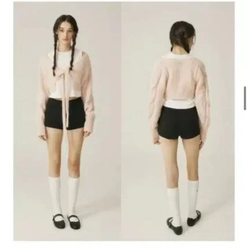 [BUNJANG] 3 Times Bambi Bolero Pink Cardigan / 실사추가) 쓰리타임즈 밤비 볼레로 핑크