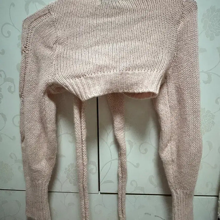[BUNJANG] 3 Times Bambi Bolero Pink Cardigan / 실사추가) 쓰리타임즈 밤비 볼레로 핑크