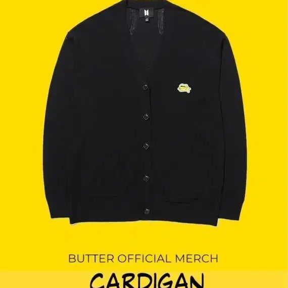 [BUNJANG] BTS Butter Cardigan (M) / [M] (포카x) BTS CARDIGAN 방탄 굿즈 버터 가디건