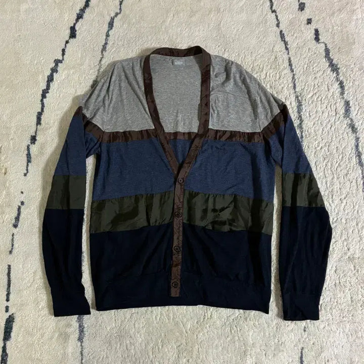 [BUNJANG] Kolor Color Block Cardigan / Kolor 컬러블록 가디건