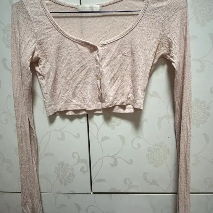 [BUNJANG] 3 Times Baby Cropped Cardigan - Pink / 실사추가) 쓰리타임즈 베이비가디건 크롭 핑크