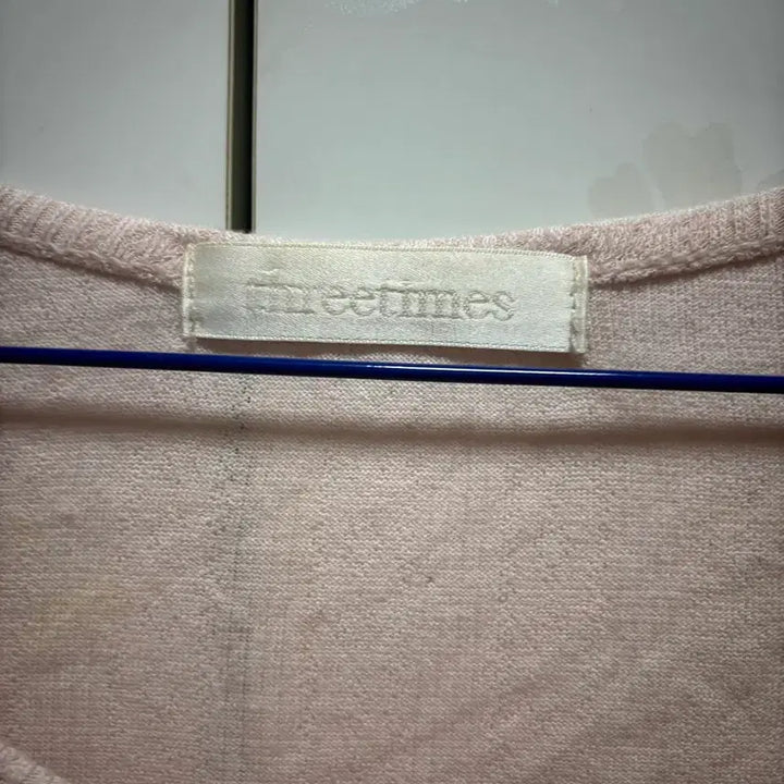 [BUNJANG] 3 Times Baby Cropped Cardigan - Pink / 실사추가) 쓰리타임즈 베이비가디건 크롭 핑크