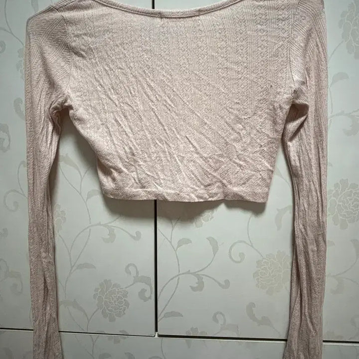 [BUNJANG] 3 Times Baby Cropped Cardigan - Pink / 실사추가) 쓰리타임즈 베이비가디건 크롭 핑크