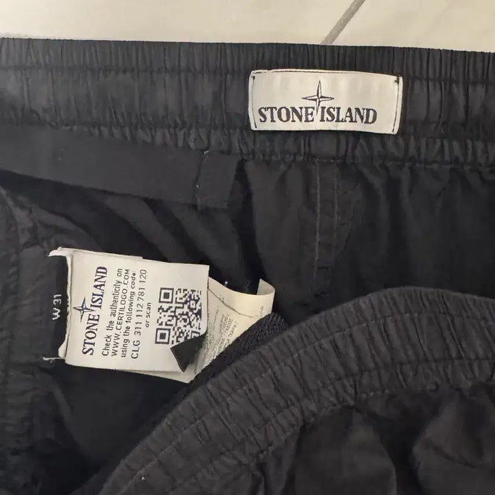 [BUNJANG] Stone Island Nylon Metal Pants Black W31 / 스톤아일랜드 나일론메탈 팬츠 W31