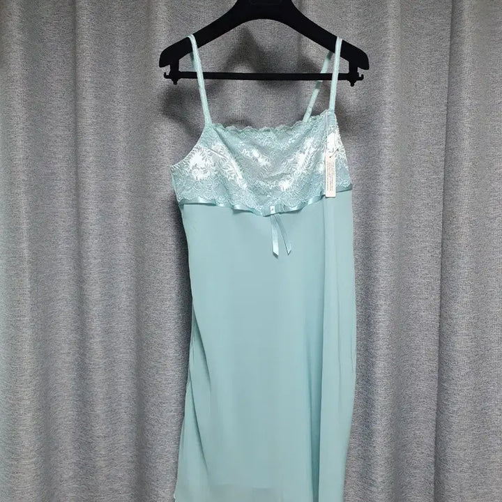 [BUNJANG] Fidelia Mint Lace Slip Dress / fidelia 피델리아 슬립 끈조절 민트 레이스 원피스 77~88