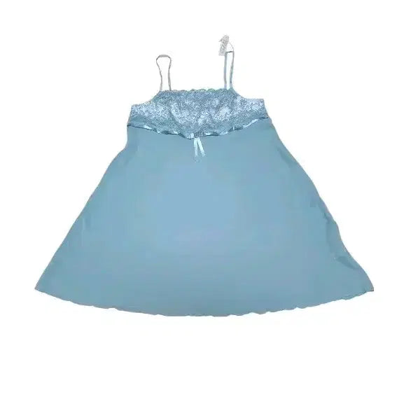 [BUNJANG] Fidelia Mint Lace Slip Dress / fidelia 피델리아 슬립 끈조절 민트 레이스 원피스 77~88