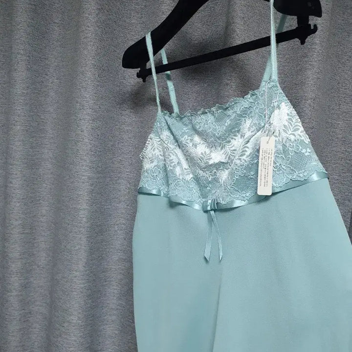 [BUNJANG] Fidelia Mint Lace Slip Dress / fidelia 피델리아 슬립 끈조절 민트 레이스 원피스 77~88