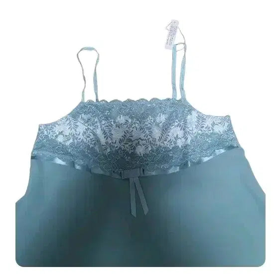 [BUNJANG] Fidelia Mint Lace Slip Dress / fidelia 피델리아 슬립 끈조절 민트 레이스 원피스 77~88