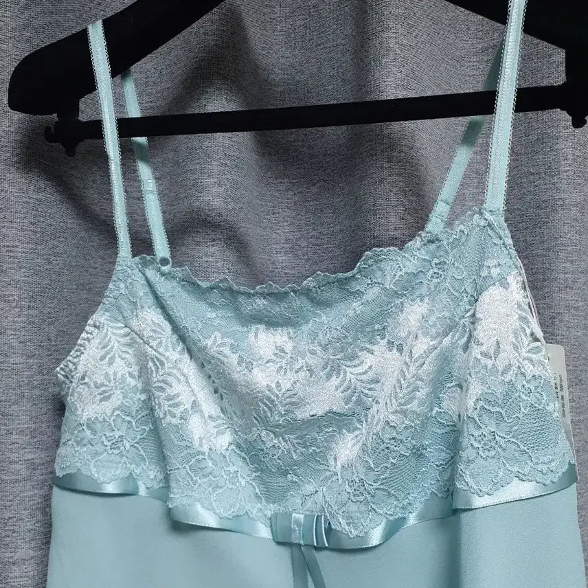 [BUNJANG] Fidelia Mint Lace Slip Dress / fidelia 피델리아 슬립 끈조절 민트 레이스 원피스 77~88