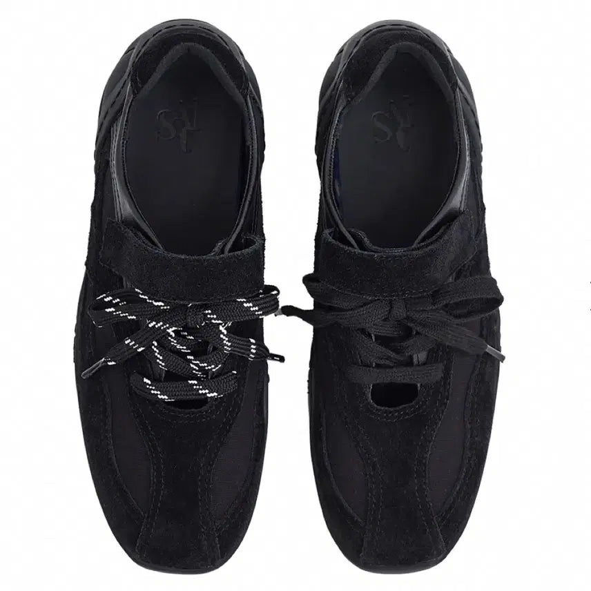 [BUNJANG] Saint Satin 6cm Cowhide Lace-up Mary Jane Sneakers / (세인트새틴6cm)바인 소가죽 레이스업 메리제인 스니커즈225
