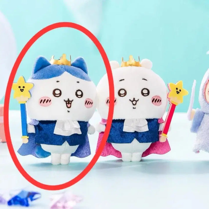 [BUNJANG] Hachiware Prince Birthday Mascot Nuigurumi Keyring / 무료배송) 하치와레 왕자님 생일 마스코트 누이 인형 키링