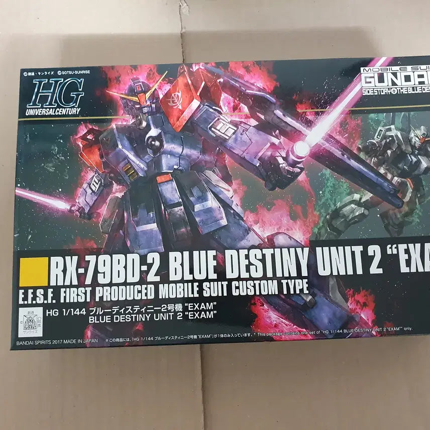 [BUNJANG] HG Blue Destiny Unit 2 Model Kit / HG 블루 데스티니 2호기