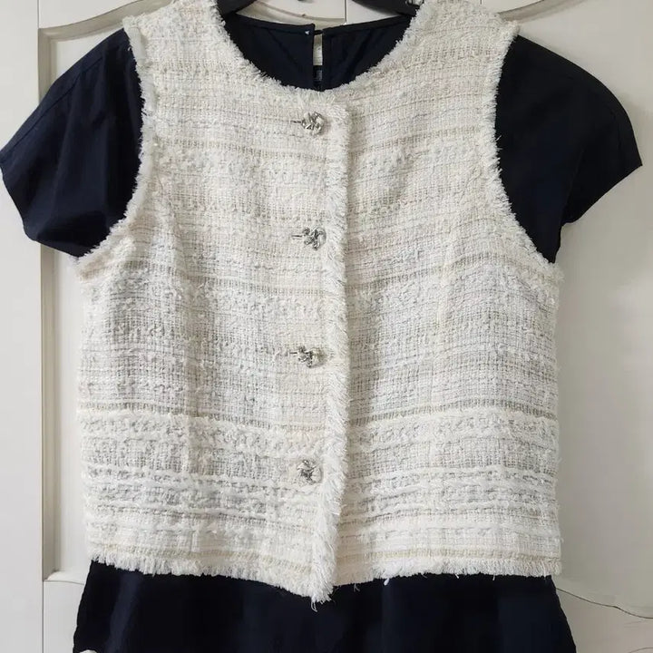 [BUNJANG] LANVIN Tweed Vest / 새거) 랑방 트위드 베스트