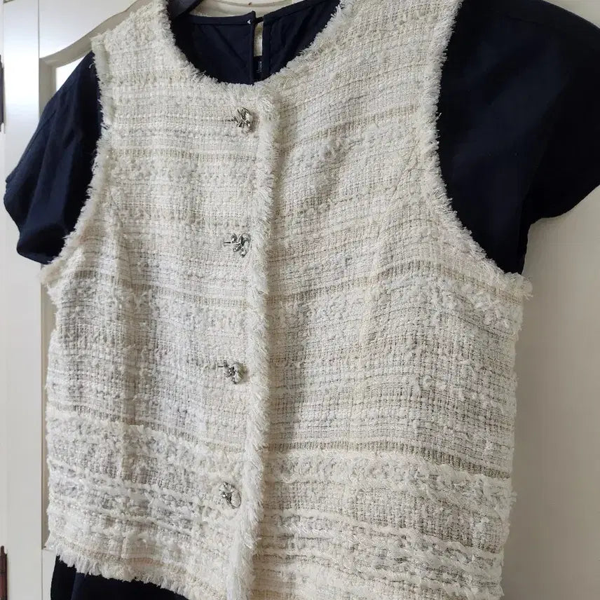 [BUNJANG] LANVIN Tweed Vest / 새거) 랑방 트위드 베스트