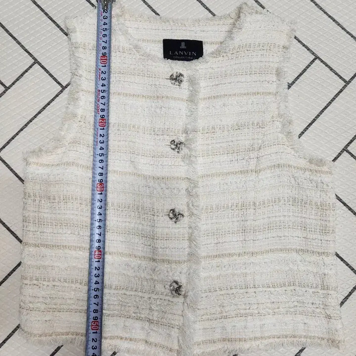 [BUNJANG] LANVIN Tweed Vest / 새거) 랑방 트위드 베스트