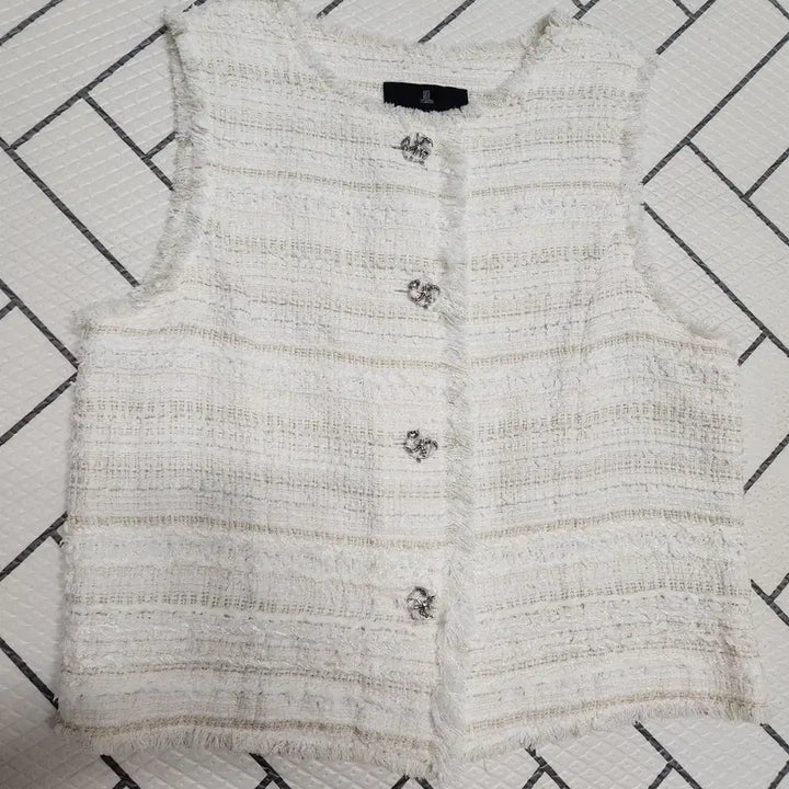 [BUNJANG] LANVIN Tweed Vest / 새거) 랑방 트위드 베스트