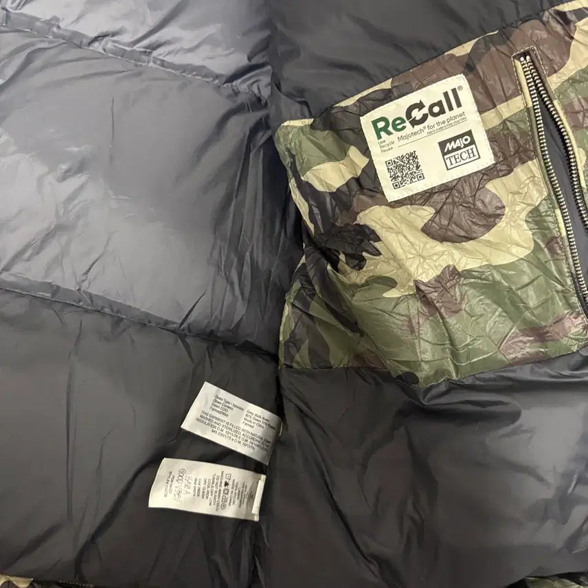 [BUNJANG] Stussy Wrinkle Nylon Down Puffer Woodland Camo M / 스투시 링클 나일론 다운 푸퍼 우드랜드 카모  M