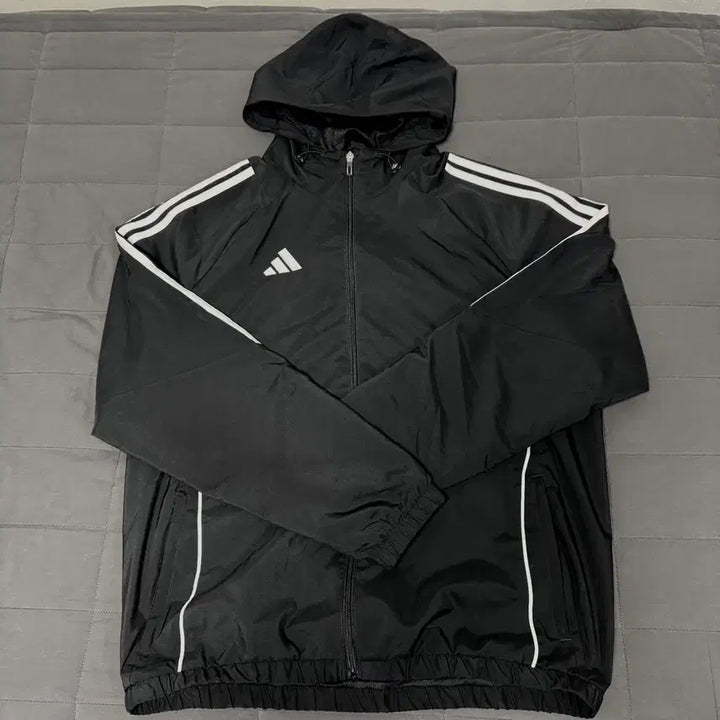 [BUNJANG] Adidas Tiro Windbreaker Jacket - Black (XL) / 아디다스 티로 윈드브레이커 바람막이 XL 사이즈 블랙