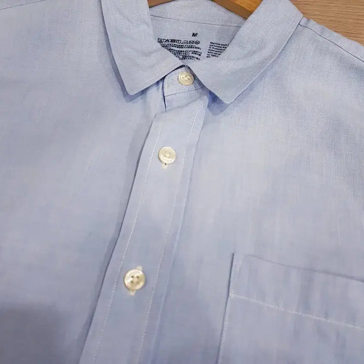 [BUNJANG] 무인양품 MUJI 솔리드 무지 긴팔 셔츠 남M Q168 / 무인양품 MUJI 솔리드 무지 긴팔 셔츠 남M Q168