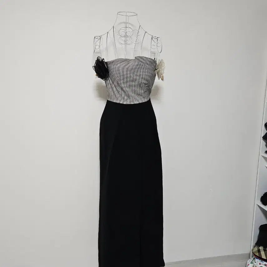 [BUNJANG] 핑크시크릿 wide leg 점프수트 원피스  미사용 / 핑크시크릿 wide leg 점프수트 원피스  미사용