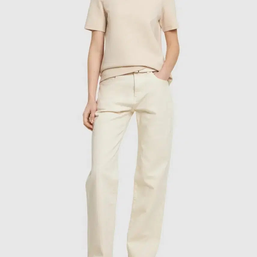 [BUNJANG] 24년 S 막스마라 피안코 스쿠바 티셔츠 반팔티 베이지 maxmara / 24년 S 막스마라 피안코 스쿠바 티셔츠 반팔티 베이지 maxmara