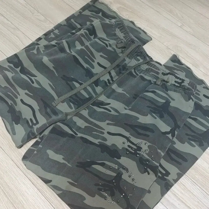 [BUNJANG] SEO Camo Track Pants / seo 에스이오 카모 트랙팬츠 (실사ㅇ)